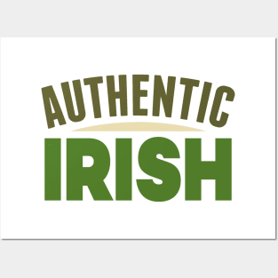 Authentic Irish Pride St. Patrick's Day Ireland Posters and Art